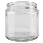Pots en verre transparent sans couvercle