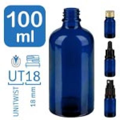 Flacons de pharmacie BlueLine 100ml UT18