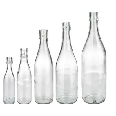 Bouteilles à étrier sans bouchon
